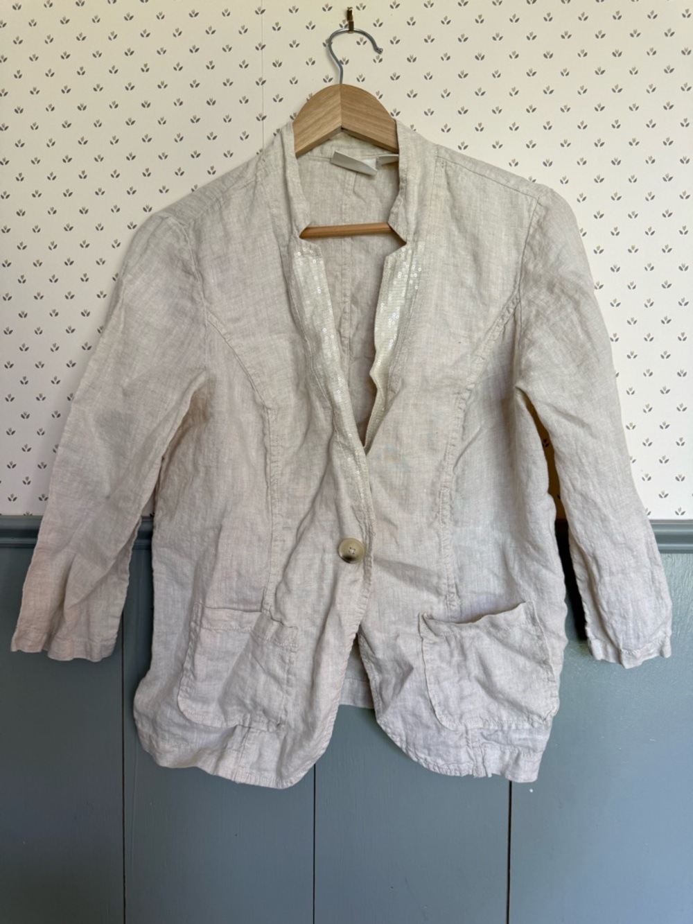 100% Linen Light Blazer Jacket